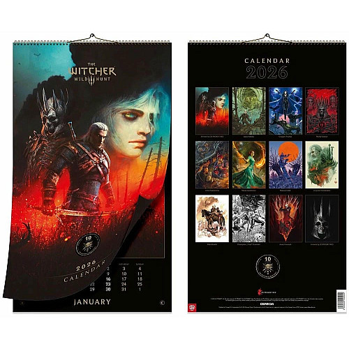 Календар на 2026 рік GoodLoot The Witcher 3: Wild Hunt (10th Anniversary Edition)