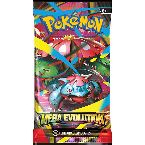 Колекційна карткова гра Pokemon: Mega Evolution, бустер пак (1 шт)