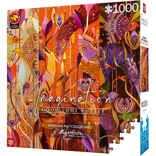 Пазл GoodLoot Imagination: Karolina Matyjaszkowicz In the Avian Thicket Triptych 1000 од.