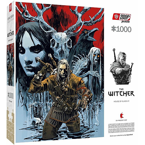Пазл GoodLoot Witcher House of Glass 1000 эл.