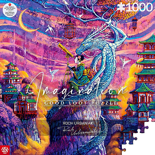 Пазл GoodLoot Imagination: Roch Urbaniak Sakura & Ryu 1000 ел.
