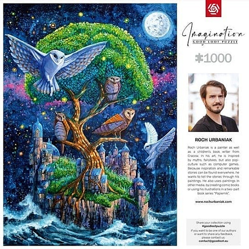 Пазл GoodLoot Imagination: Roch Urbaniak Owl Island 1000 ел.
