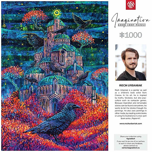 Пазл GoodLoot Imagination: Roch Urbaniak Raven Queen's Fortress 1000 ел.