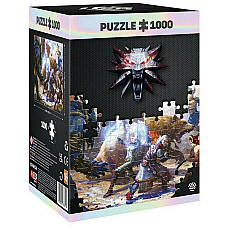 Пазл GoodLoot The Witcher: Geralt & Triss in Battle 1000 ел.