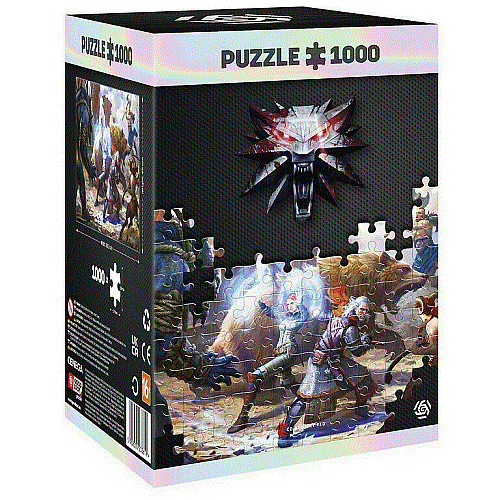 Пазл GoodLoot The Witcher: Geralt & Triss in Battle 1000 ел.