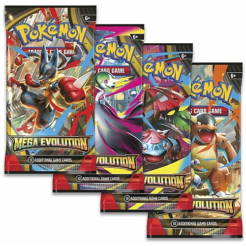 Колекційна карткова гра Pokemon: Mega Evolution, бустер пак (1 шт)