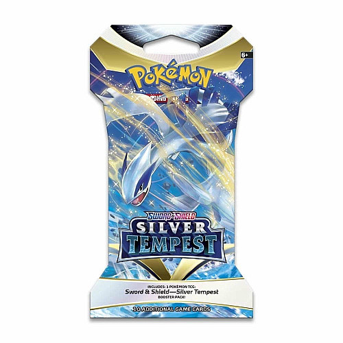 Коллекционная карточная игра Pokemon: Silver Tempest Sleeved, бустер пак (1 шт)