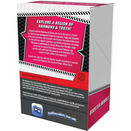 Колекційна карткова гра Pokemon: White Flare Booster Bundle SV10.5