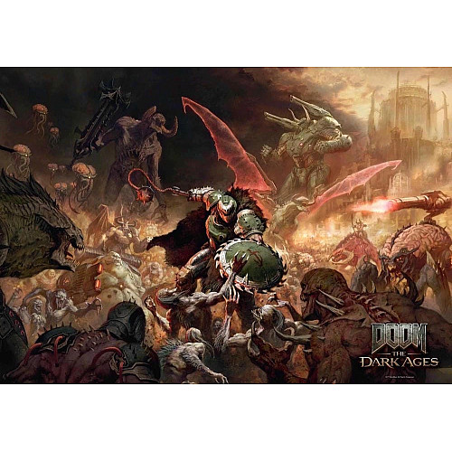 Пазл GoodLoot Doom Dark Ages Slayer`s Rage 1000 ел.