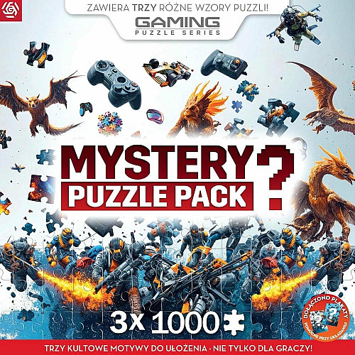 Пазл GoodLoot Mystery Puzzle Pack V1 3x1000 эл., 3 шт случайно