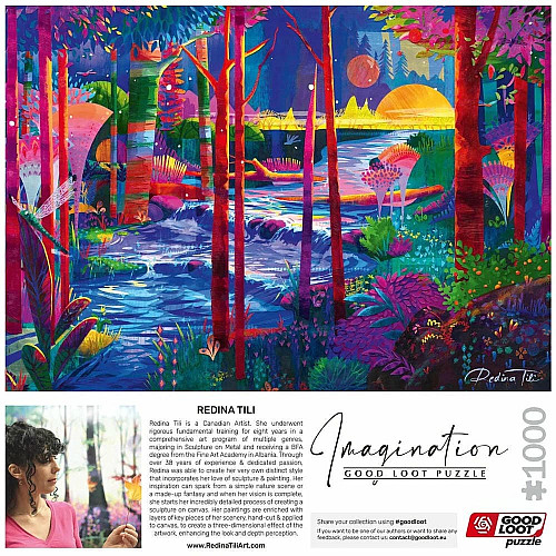Пазл GoodLoot Imagination: Redina Tili Sleeping Giants 1000 ел.