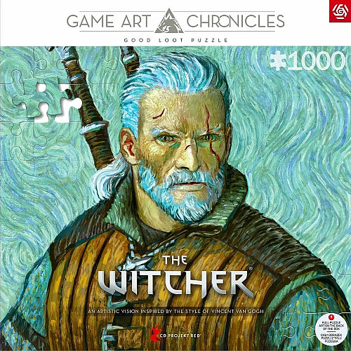 Пазл GoodLoot Witcher Geralt of Rivia & Vincent van Gogh 1000 эл.