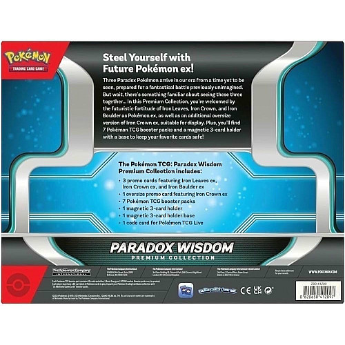 Колекційна карткова гра Pokemon: Paradox Wisdom - Premium Collection