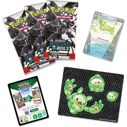 Колекційна карткова гра Pokemon: Black Bolt - Tech Sticker Collection SV10.5
