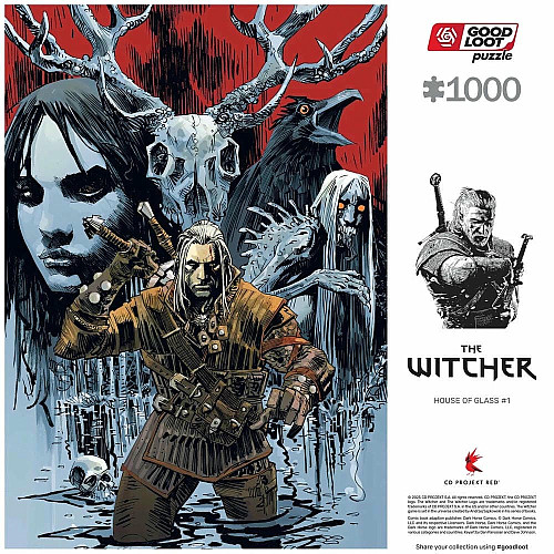 Пазл GoodLoot Witcher House of Glass 1000 эл.