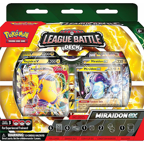 Колекційна карткова гра Pokemon: Miraidon ex League Battle Deck