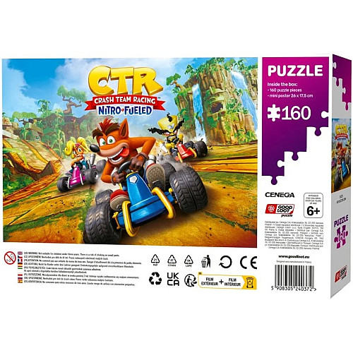 Пазл Crash Team Racing Nitro-Fueled Puzzles 160 ел.