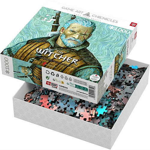 Пазл GoodLoot Witcher Geralt of Rivia & Vincent van Gogh 1000 эл.