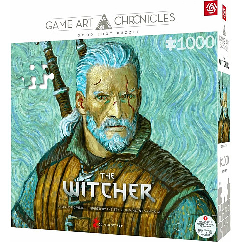 Пазл GoodLoot Witcher Geralt of Rivia & Vincent van Gogh 1000 эл.