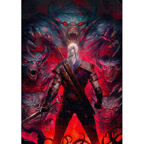 Пазл GoodLoot The Witcher Corvo Bianco 1000 од.