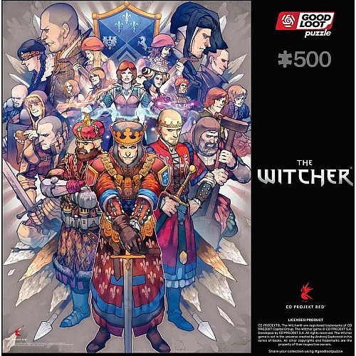 Пазл GoodLoot The Witcher Northern Realms 500 ел.