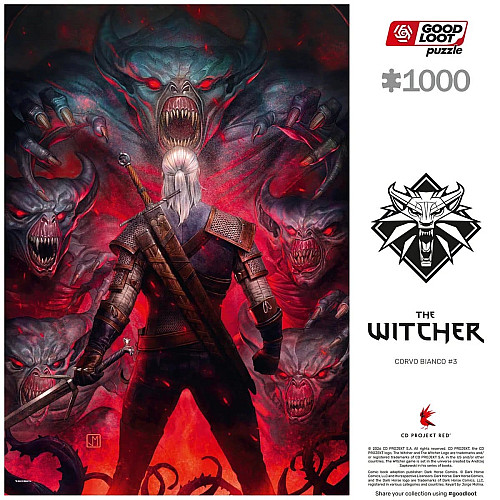 Пазл GoodLoot The Witcher Corvo Bianco 1000 од.