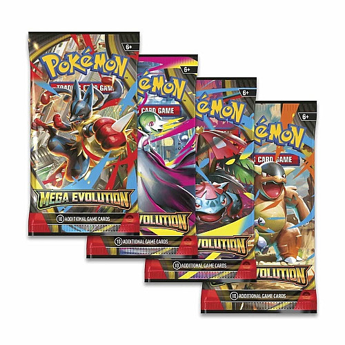 Колекційна карткова гра Pokemon: Mega Evolution, бустер пак (1 шт)
