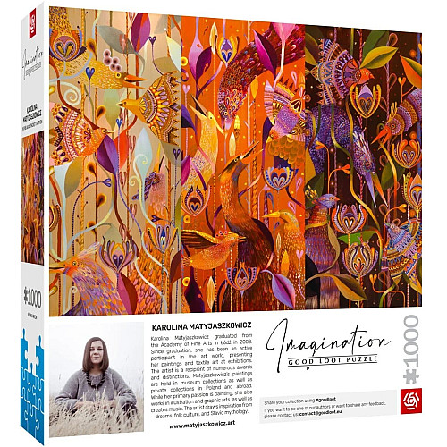 Пазл GoodLoot Imagination: Karolina Matyjaszkowicz In the Avian Thicket Triptych 1000 од.