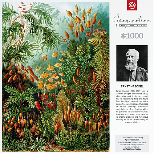 Пазл GoodLoot Imagination: Ernst Haeckel Muscinae 1000 ел.
