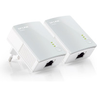 Комплект Адаптерiв Powerline TP-LINK TL-PA4010KIT AV600, 1xFE, (TL-PA4010 2шт)