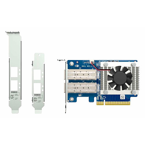 Мережева карта QNAP Dual-port SFP+ 10GbE Gen3 x8 (Broadcom BCM57412)