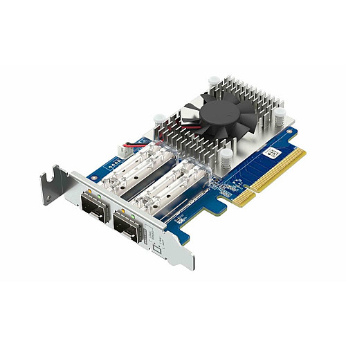 Мережева карта QNAP Dual-port SFP+ 10GbE Gen3 x8 (Broadcom BCM57412)