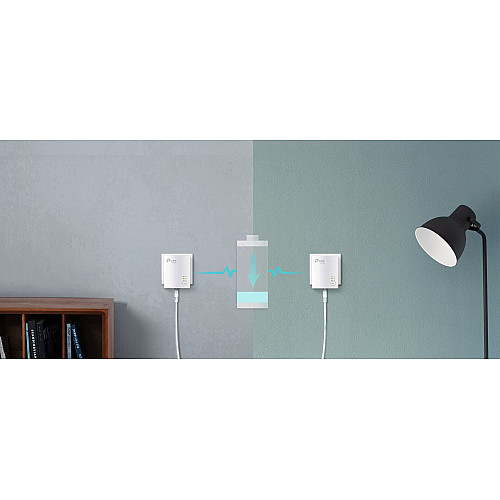 Комплект адаптеров Powerline TP-LINK TL-PA7017KIT AV1000, 1xGE, (TL-PA7017 2шт)