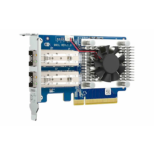 Мережева карта QNAP Dual-port SFP+ 10GbE Gen3 x8 (Broadcom BCM57412)