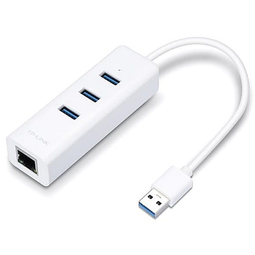Мережевий адаптер TP-LINK UE330 1xGE, 3xUSB3.0, USB3.0