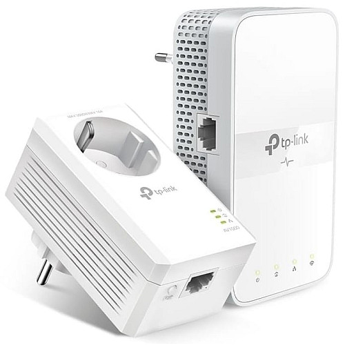 Комплект Адаптерiв Powerline TP-LINK TL-WPA7617KIT AV1000, 1xGE, AC1200, (TL-WPA7617 1шт,  TL-PA7017P 1шт), MESH