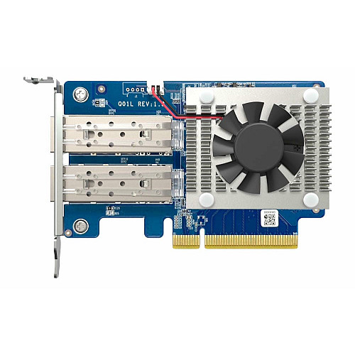 Мережева карта QNAP Dual-port SFP+ 10GbE Gen3 x8 (Broadcom BCM57412)
