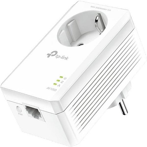 Адаптер Powerline TP-LINK TL-PA7017P AV1000, 1xGE, Розетка