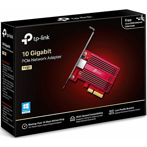 Сетевая карта TP-LINK TX401 1x10GE, PCI Express x1