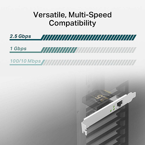Мережева карта TP-LINK TX201 1x2.5GE, PCI Express x1