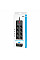 Подовжувач мережевий 2E 3м, 10xТипF, 16A, 3xUSB-A, 1xUSB-C, фільтр, чорний
