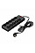 Подовжувач мережевий 2E 3м, 10xТипF, 16A, 3xUSB-A, 1xUSB-C, фільтр, чорний