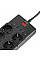 Подовжувач мережевий 2E 3м, 10xТипF, 16A, 3xUSB-A, 1xUSB-C, фільтр, чорний