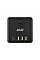 Адаптер мережевий 2E 3xТипF, 16A, 2xUSB-A, 1x USB-C фільтр, чорний