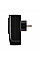 Адаптер мережевий 2E 1xТипF, 16A, 2*USB-A, фільтр, чорний