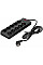 Подовжувач мережевий 2E 3м, 10xТипF, 16A, 3xUSB-A, 1xUSB-C, фільтр, чорний