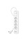 Подовжувач мережевий Belkin 2м, 4хТип, 16А, USB-A/USB-C 18Вт, фільтр, білий