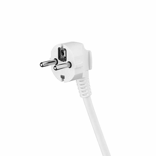 Подовжувач мережевий 2E 3м, 3xТипF, 16A, 1xUSB-A,1xUSB-C, фільтр, білий