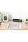 Блок розеток DIGITUS Office, 3xSchuko, 2xUSB-A, 1xUSB-C, 16A, 1.5м, вилка Schuko, черный