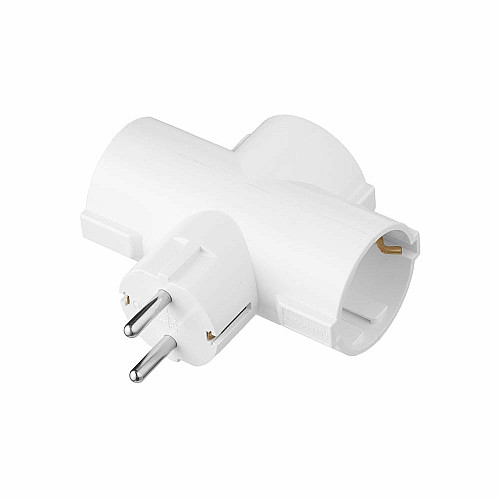 Разветвитель сетевой 2E 3xТипF, 16A, белый